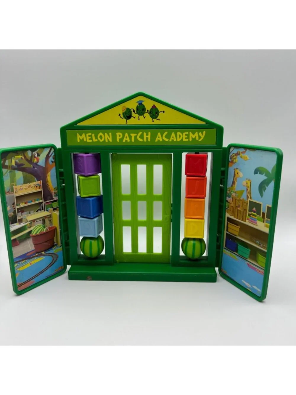 Cocomelon Melon Patch Academy Playset With JJ In Red Toy Car